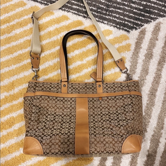 Coach baby bag